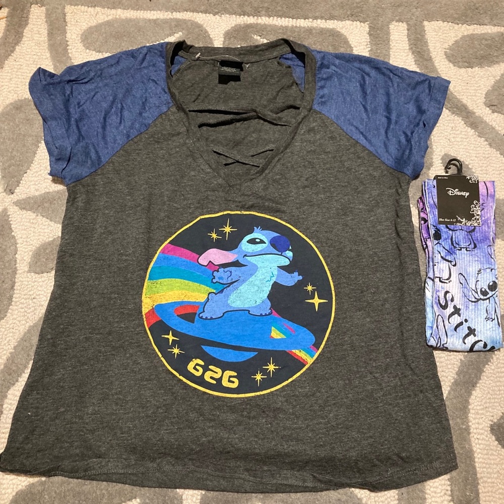 Stitch shirt and sock set